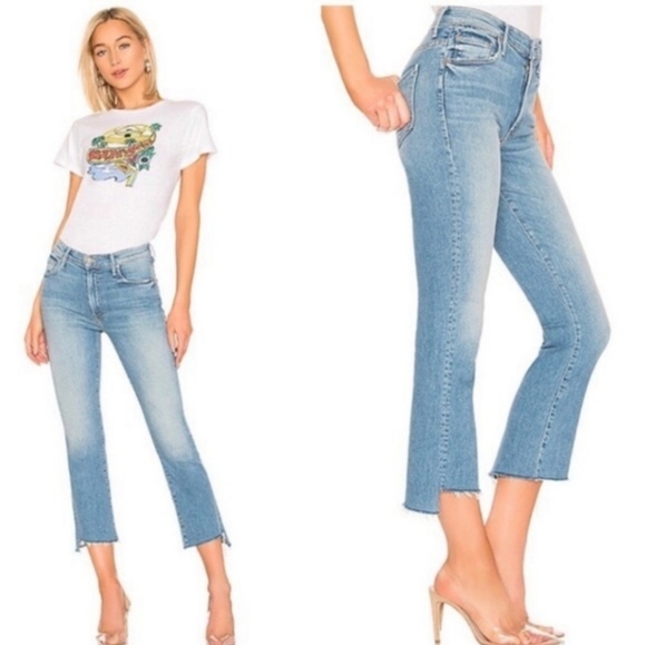 MOTHER Denim - Mother Size 26 Insider Crop Step Fray Denim